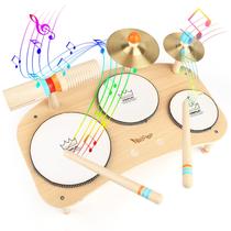Conjunto de instrumentos musicais Vanplay Kids Drum Set para 1-3 anos