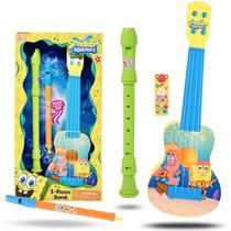 Conjunto de instrumentos SpongeBob SquarePants Kids Guitarra de 16 polegadas