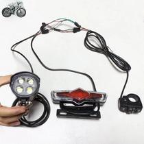 Conjunto De Interruptor De Farol, Luz Traseira E Buzina Para E-Bike 36V 48V 52V 60V QD168 C-50C Conjunto De Interruptor De Farol, Luz Traseira E Buzina Para E-Bike 36V 48V 52V 60V QD168 C-50C