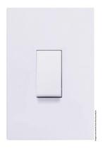 Conjunto de Interruptor Paralelo 4x2 - Recta Branco Gloss