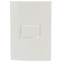 Conjunto de Interruptor Simples 10 Amperes 250 Volts Branco Lunare Prm44011 Schneider Conj.inter