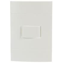 Conjunto de Interruptor Simples 10 Amperes 250 Volts Branco Lunare - PRM44011 - SCHNEIDER