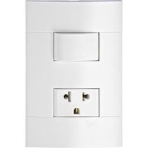 Conjunto de Interruptor Simples + Tomada 2p+t 10a 250v - Schneider Electric