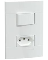 Conjunto de interruptor+tomada 10a 250v schneider Conjunto de interruptor+tomada 10a 250v schneider