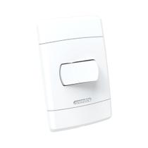 Conjunto De Interruptores Paralelo 1 Tecla E 10A Branco Durín