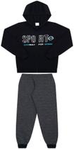 Conjunto de Inverno Jaqueta c/Capuz e Calça Mouline Masculino Infantil 1064 Conjunto de Inverno Jaqueta c/Capuz e Calça Mouline Masculino Infantil 1064