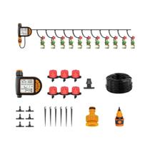 Conjunto De Irrigação Inteligente 20M Com Temporizador, Controlador De Rega Automático À Prova