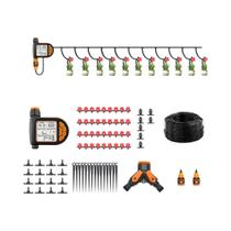 Conjunto De Irrigação Inteligente À Prova d'Água Com Temporizador Para Jardim, Controlador