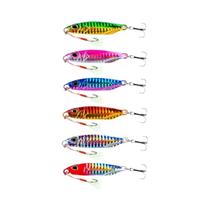 Conjunto De Iscas De Pesca Duo Metal Laser Jig 6 Peças 10g-50g Slow Jig Isca Artificial De Chumbo