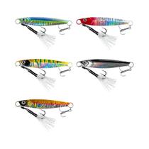 Conjunto De Iscas De Pesca Laser Jigging 5 Peças 17g-60g Colheres De Metal De Chumbo De Afundamento