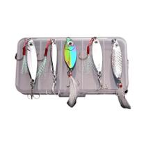 Conjunto De Iscas De Pesca Metalizadas Vib 3g 10g 15g Iscas Duras Para Pesca No Mar Iscas