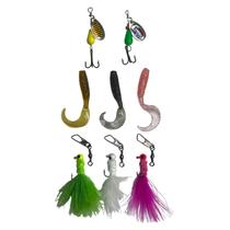 Conjunto de iscas de pesca, sortimento de moscas de pesca, 8 peças X8 Conjunto de iscas de pesca, sortimento de moscas de pesca, 8 peças X8