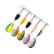 Conjunto De Iscas De Pesca TAIYU 5-Pack Com Lâminas Rotativas a Laser De 9cm E 10g, Iscas Que Atraem Conjunto De Iscas De Pesca TAIYU 5-Pack Com Lâminas Rotativas a Laser De 9cm E 10g, Iscas Que Atraem