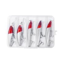 Conjunto De Iscas Flutuantes Long Casting Minnow Em Caixa, Iscas Falsas Micro Minnow Para Pesca Por