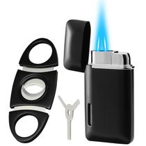 Conjunto de isqueiros Bbsisgo Cuetter Double Jet Flame Butane Torch Conjunto de isqueiros Bbsisgo Cuetter Double Jet Flame Butane Torch