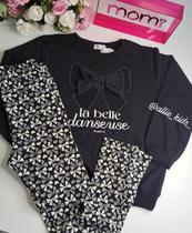 Conjunto de Jacquard com Laço Momi Conjunto de Jacquard com Laço Momi