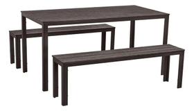 Conjunto De Jantar Aluminio 3 Pecas 1 Mesa 2 Cadeiras Cafe Conjunto De Jantar Aluminio 3 Pecas 1 Mesa 2 Cadeiras Cafe
