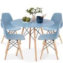 Conjunto de jantar Best Choice Products Compact Mid-Century 5-P Blue