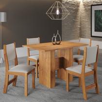 Conjunto de Jantar Jazz Mesa Retangular com 4 Cadeiras Sol Conjunto de Jantar Jazz Mesa Retangular com 4 Cadeiras Sol