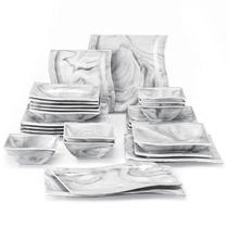 Conjunto de Jantar MALACASA Flora Porcelana 26 Peças para 6 Pessoas Conjunto de Jantar MALACASA Flora Porcelana 26 Peças para 6 Pessoas