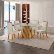 Conjunto de Jantar Mesa Áustria 120cmx80cm Tampo Mdf/vidro com 4 Cadeiras Catar Yescasa Conjunto de Jantar Mesa Áustria 120cmx80cm Tampo Mdf/vidro com 4 Cadeiras Catar Yescasa