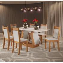 Conjunto de Jantar Mesa Retangular Buenos Aires com 6 Cadeiras Dalas Yescasa Conjunto de Jantar Mesa Retangular Buenos Aires com 6 Cadeiras Dalas Yescasa