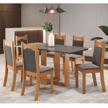 Conjunto de Jantar Mesa Retangular Laguna com 6 Cadeiras Dalas