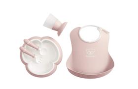 Conjunto de jantar para bebês BabyBjörn, 5 peças, rosa em pó