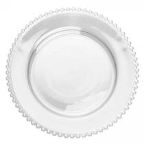 Conjunto de jantar Pratos Cristal Pearl Wolff 28cm 4un