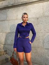 Conjunto de Jaqueta Corselet e Shorts 9403 Conjunto de Jaqueta Corselet e Shorts 9403