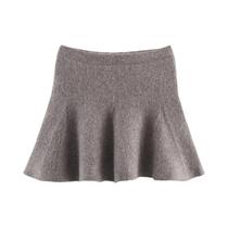 Conjunto De Jaqueta Curta Tricotada Solta E Saia Para Mulheres, Moda De Outono E Inverno