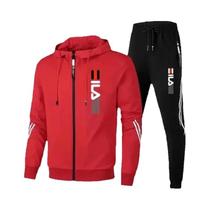Conjunto De Jaqueta E Calças Casuais Masculinas Para Primavera E Outono, Moda Para Corrida, Traje De