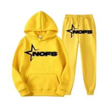 Conjunto De Jaqueta E Calças Casuais Unissex Com Estampa De Logo De Marca Fashion S-3XL Para Homens