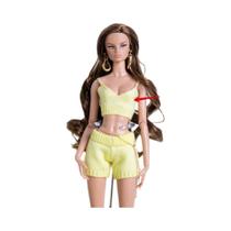 Conjunto De Jaqueta E Saia Para Boneca Supermodelo De 32cm, Série COWGIRL, Brinquedos De Coleção