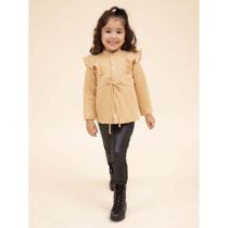 Conjunto de Jaqueta Parka com Forro de Pêlo e Calça Cirrê Felpada Paraíso Conjunto de Jaqueta Parka com Forro de Pêlo e Calça Cirrê Felpada Paraíso
