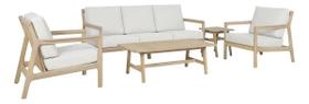 Conjunto De Jardim Madeira 4 Pecas Sofa Mesa Conjunto De Jardim Madeira 4 Pecas Sofa Mesa