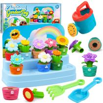 Conjunto de Jardinagem Montessori de Flores, Brinquedo de Jardim para Crianças Pequenas Conjunto de Jardinagem Montessori de Flores, Brinquedo de Jardim para Crianças Pequenas
