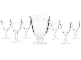 Conjunto de Jarra 1,1L e Copos 330ml de Vidro Haus Libélula Empire 7 Peças Conjunto de Jarra 1,1L e Copos 330ml de Vidro Haus Libélula Empire 7 Peças