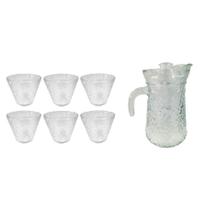 Conjunto de Jarra 1L com 4 Copos de Vidro N244504-6 - Quanhe