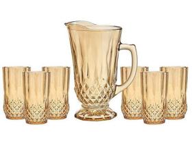 Conjunto de Jarra 1L e Copos 250ml de Vidro - Hauskraft Empire 7 Peças Conjunto de Jarra 1L e Copos 250ml de Vidro - Hauskraft Empire 7 Peças