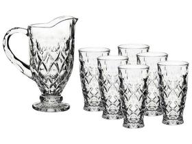Conjunto de Jarra 1L e Copos 300ml de Vidro - Hauskraft Angélica 7 Peças Conjunto de Jarra 1L e Copos 300ml de Vidro - Hauskraft Angélica 7 Peças