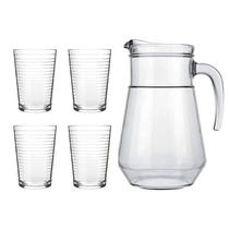 Conjunto de Jarra com Copos Ginga 5 pçs 130860 - Allmix Conjunto de Jarra com Copos Ginga 5 pçs 130860 - Allmix