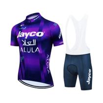 Conjunto De Jersey De Ciclismo Masculino De Verão 2025 Equipe JAYCO ALULA Camiseta De Manga Curta Conjunto De Jersey De Ciclismo Masculino De Verão 2025 Equipe JAYCO ALULA Camiseta De Manga Curta