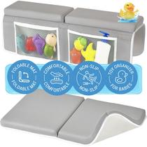 Conjunto de joelheiras de banho e almofadas de cotovelo colsen Baby Grey Conjunto de joelheiras de banho e almofadas de cotovelo colsen Baby Grey