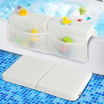 Conjunto de joelheiras de banho para bebês OS OMYSTYLE 1,5" de espessura branca