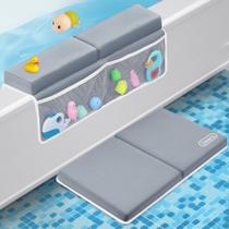 Conjunto de joelheiras e almofadas de cotovelo para banho para bebês beiens Comfortable