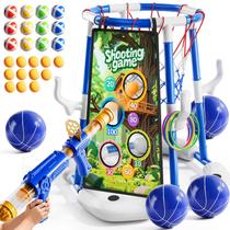 Conjunto de Jogo 4 em 1 de Basquete para Piscina NIPLOOOW com Bolas