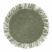 Conjunto de Jogo Americano 6 Peças Fibra de Celulose 35cm Tulum Sálvia Copa e Cia Conjunto de Jogo Americano 6 Peças Fibra de Celulose 35cm Tulum Sálvia Copa e Cia