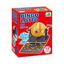 Conjunto De Jogo De Bingo Para Adultos Com Mini Fichas De Faz De Conta E Máquina De Loteria.