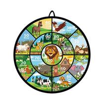 Conjunto De Jogo De Dardos Com Tema De Animais Para Crianças, Tabuleiro De 29 Polegadas Com 12 Bolas Conjunto De Jogo De Dardos Com Tema De Animais Para Crianças, Tabuleiro De 29 Polegadas Com 12 Bolas